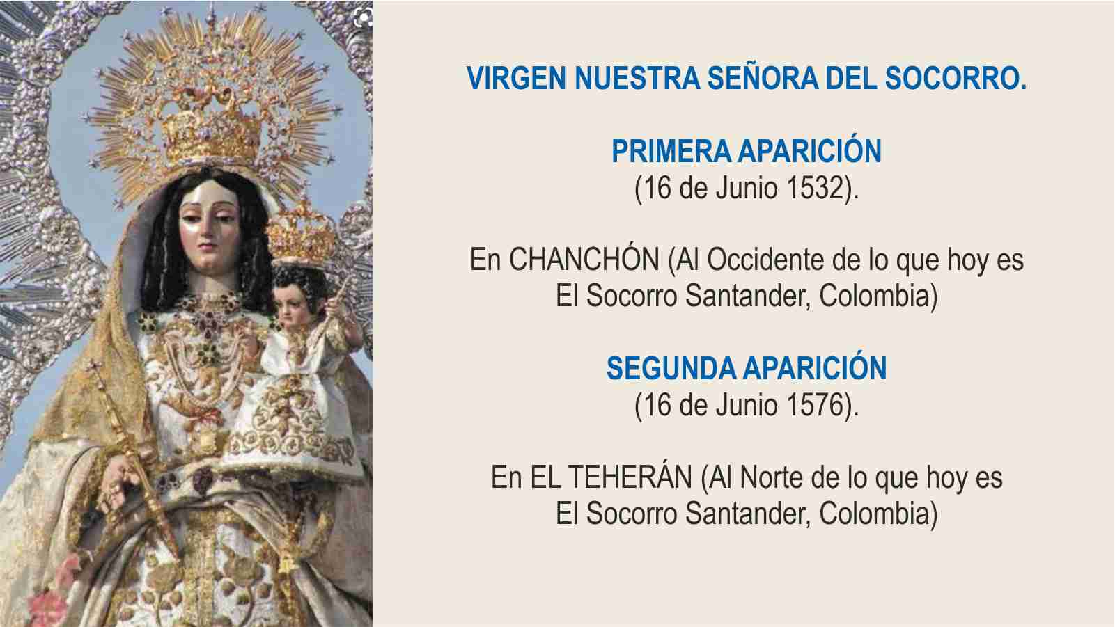 Virgen del socorro